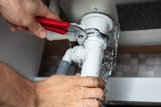 Water damage restoration process in Ellsworth, KS